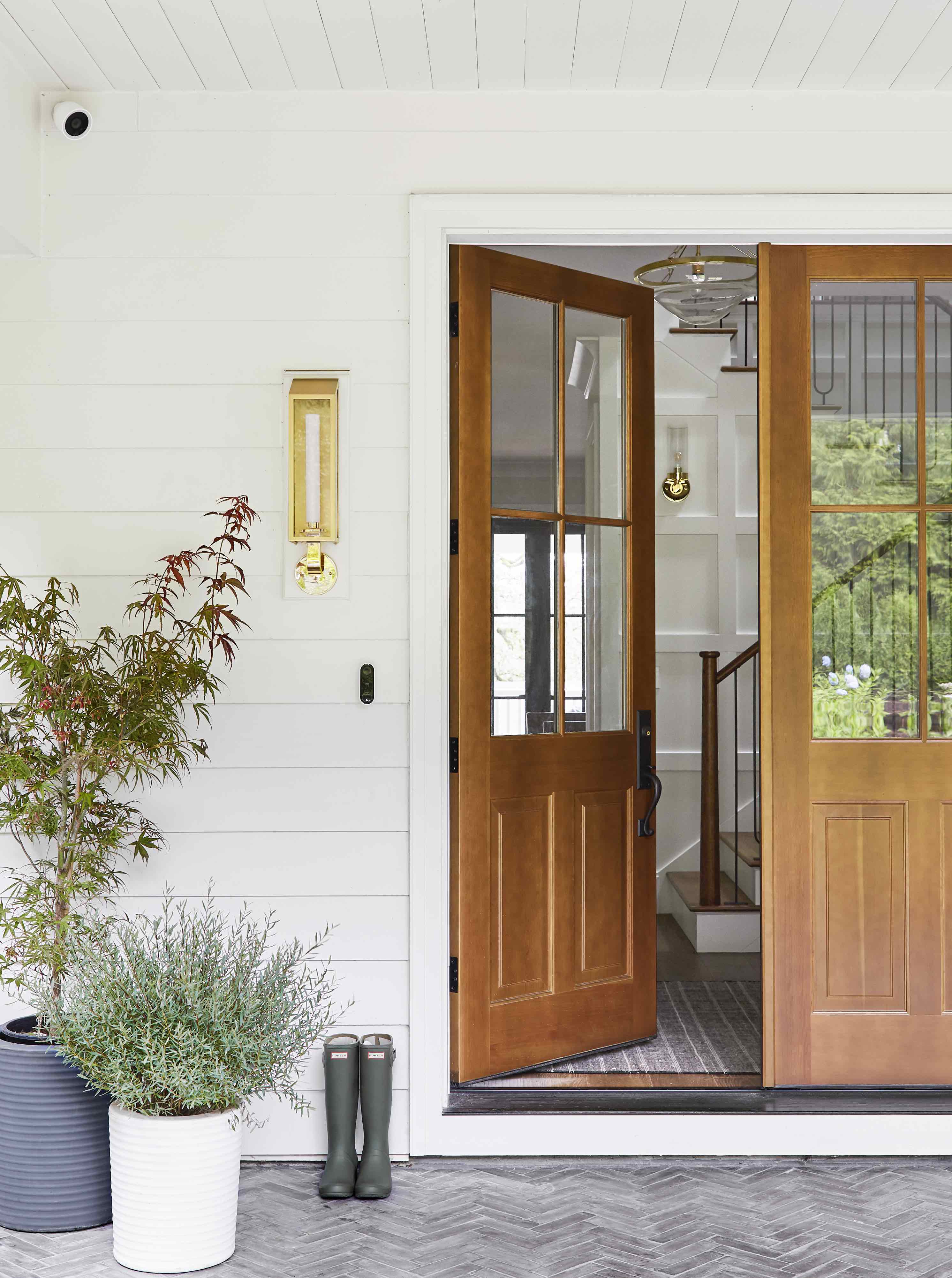 Front door of a home