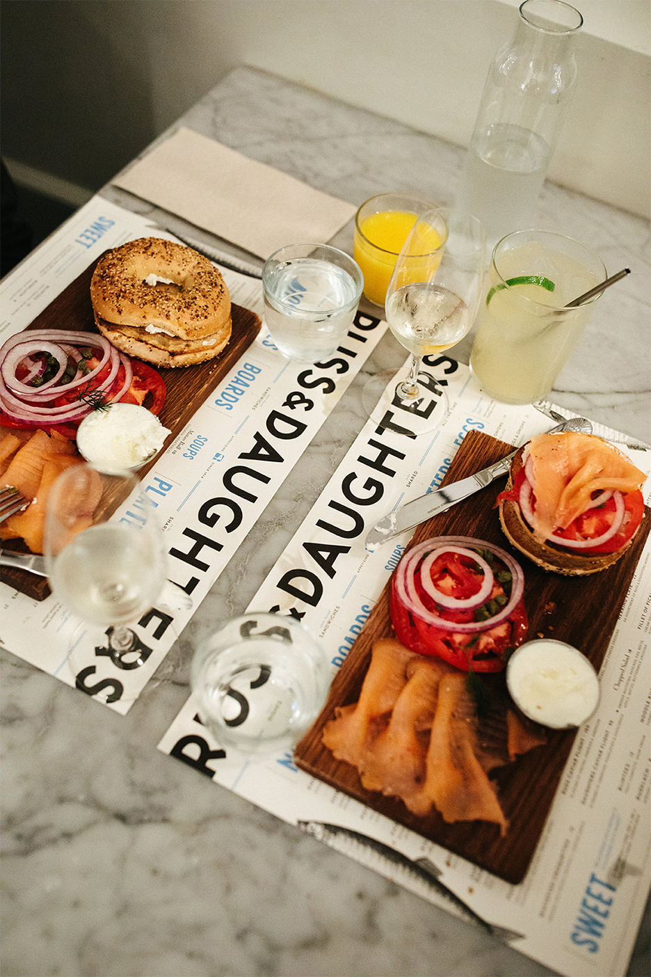 Russ and Daughters spread