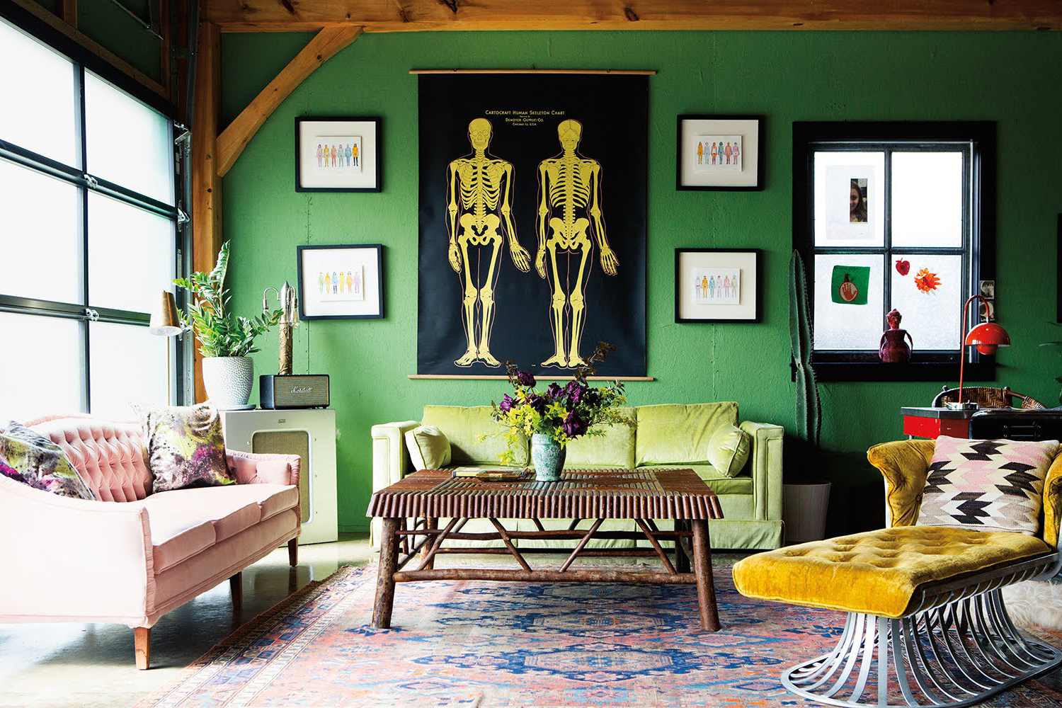 green living room