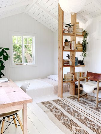 white cottage bedroom