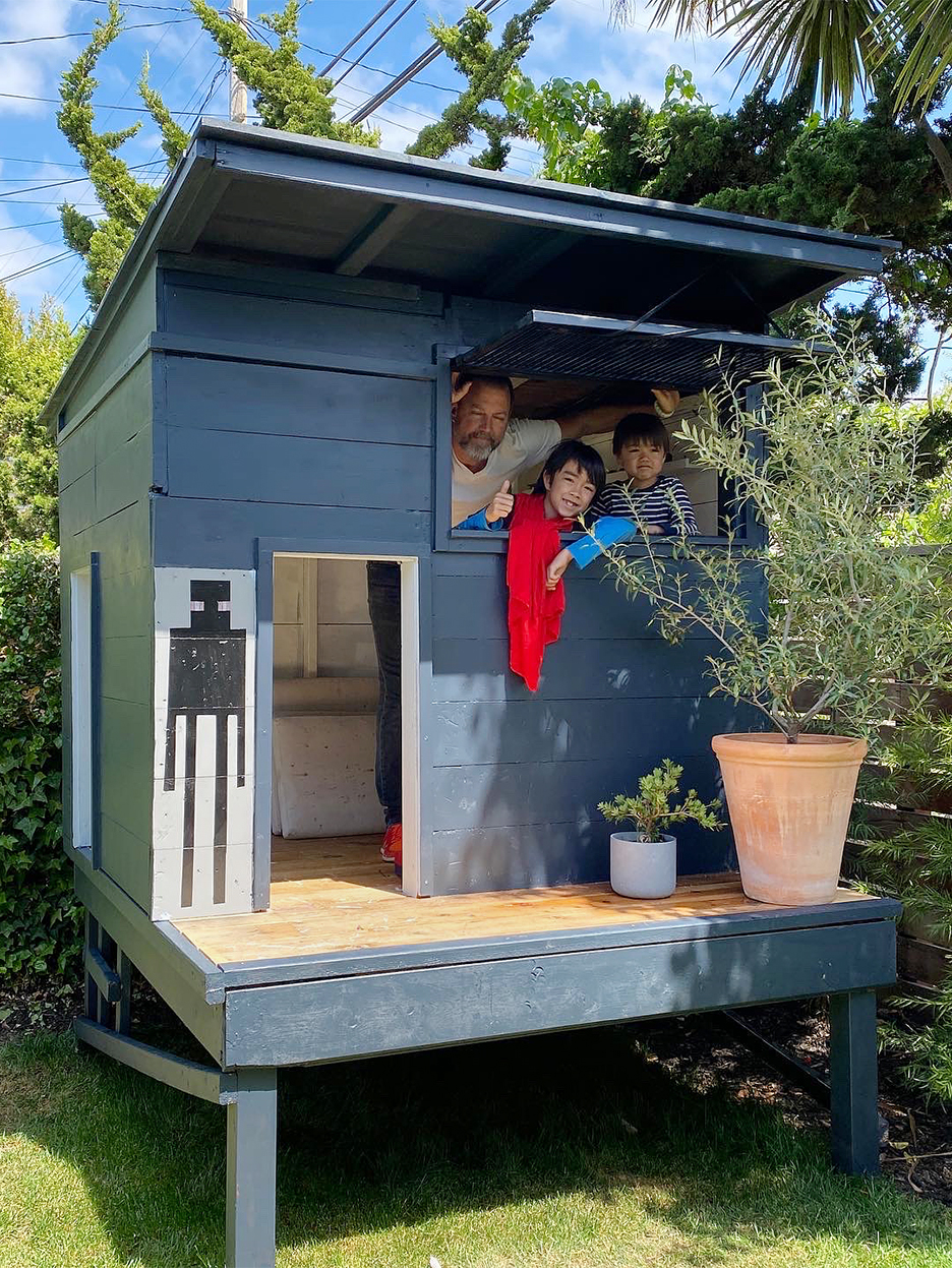 Building a DIY Backyard Fort Became a Creative Outlet for This Dad and His Sons