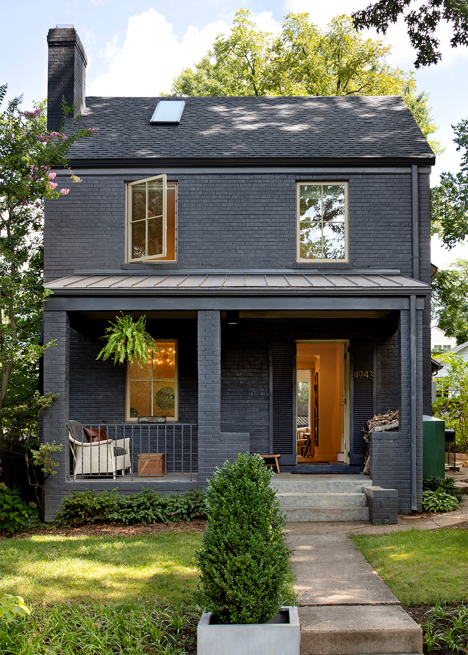 1930s charcoal brick home