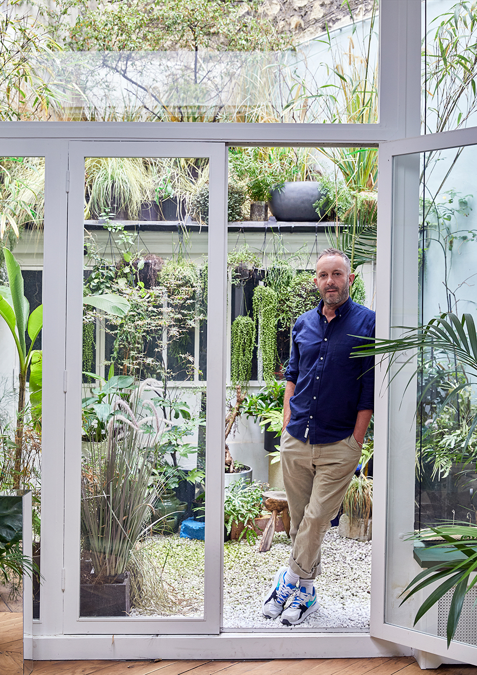 Jean-Christophe Aumas at home in Paris