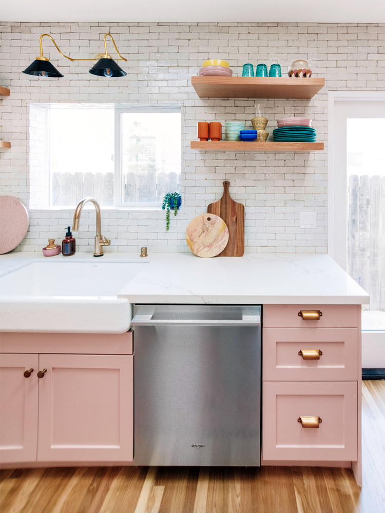 pink kitchen