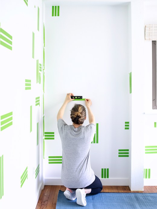 This Easy Hand-Painted Nursery Wall Design Lets the Architecture Shine