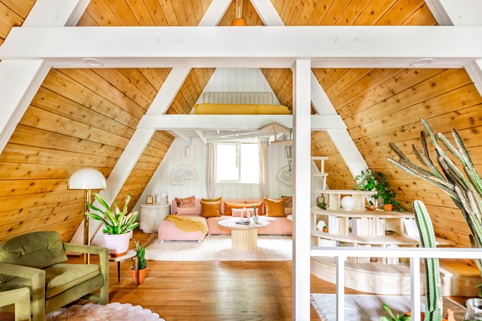 A-frame movie loft