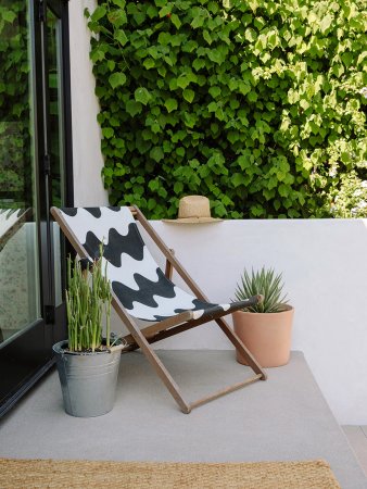 Patio with plants