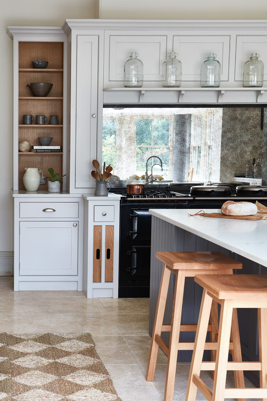 gray farmhouse kitchen