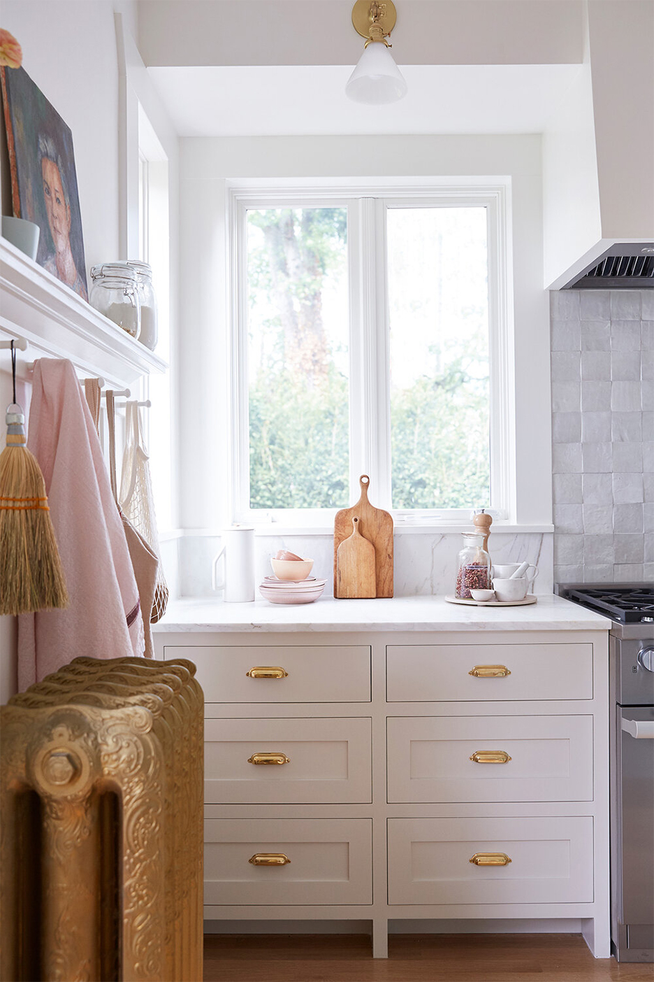 sunny kitchen window