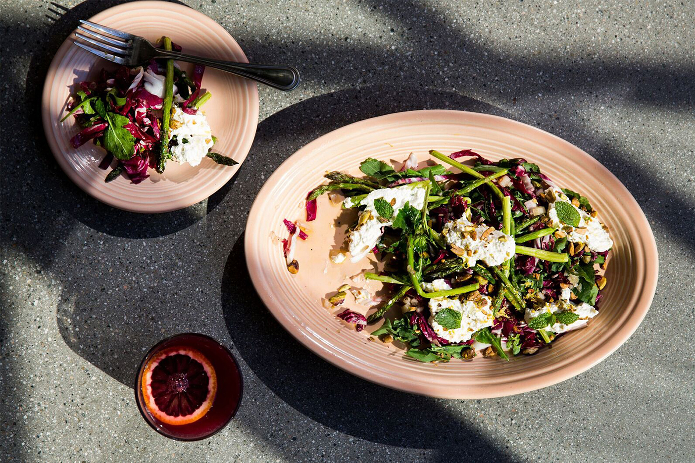 Fresh Ricotta and Asparagus Salad