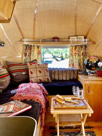 Vintage Airstream Living Area