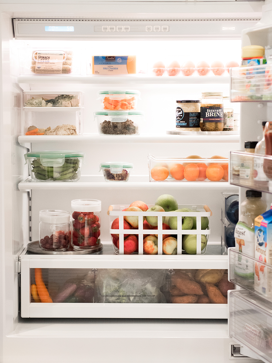 Organized fridge