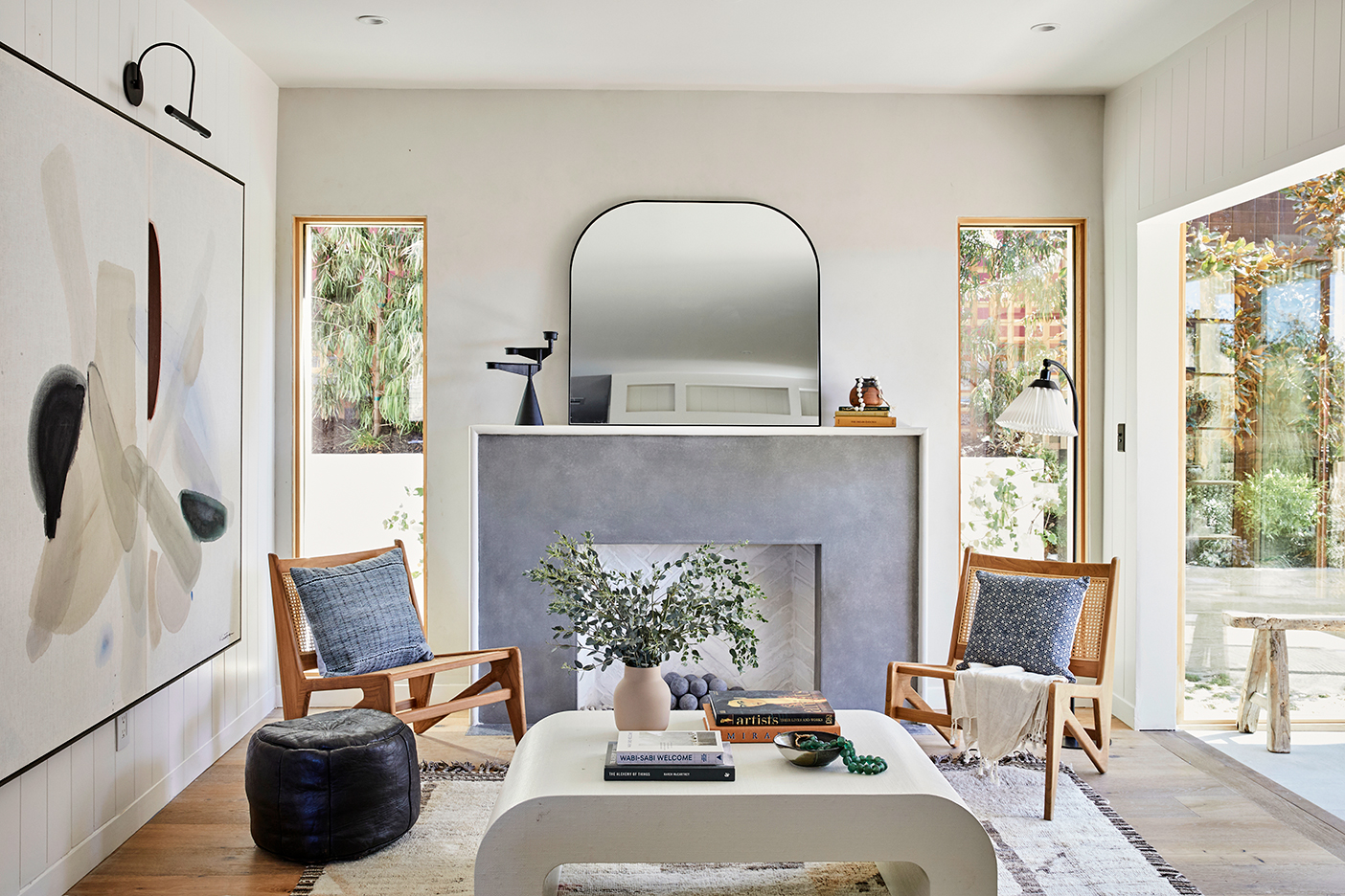 gray neutral living room