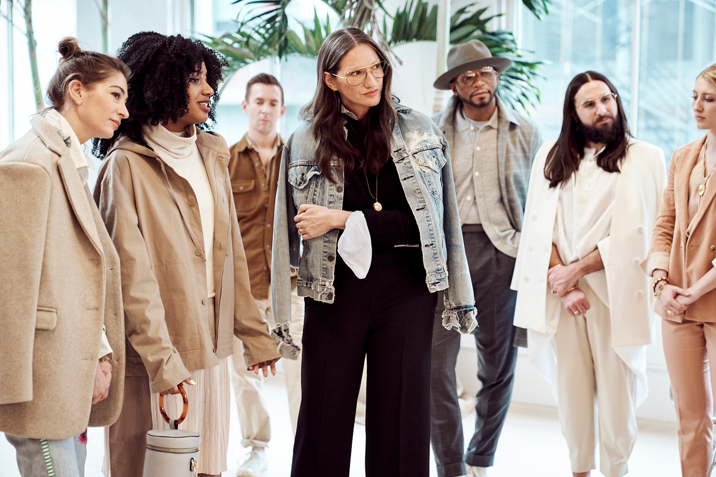 Jenna Lyons and contestants of her show