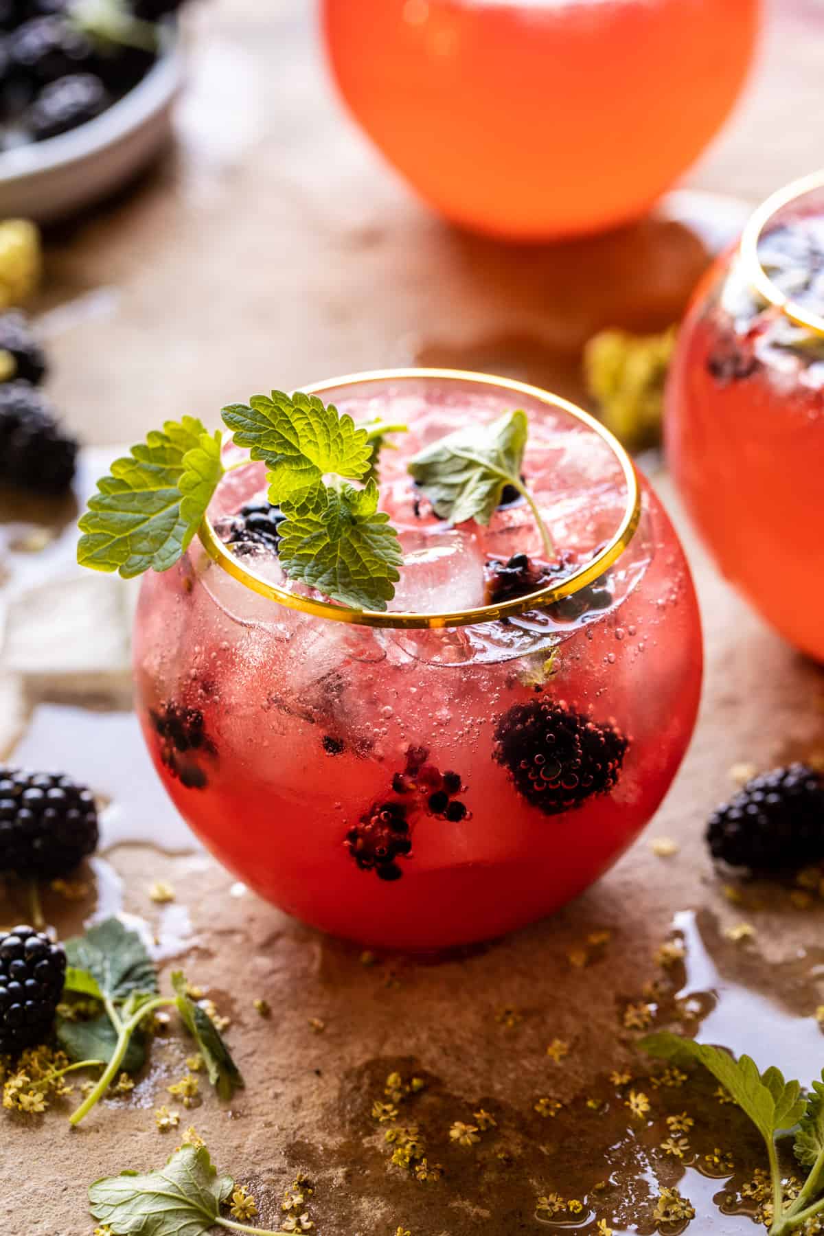 pink cocktail