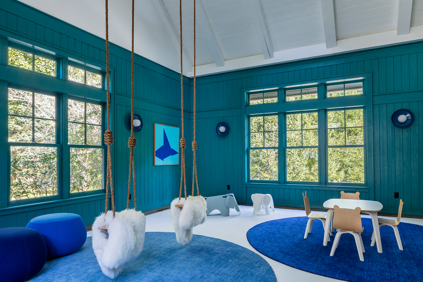 teal playroom