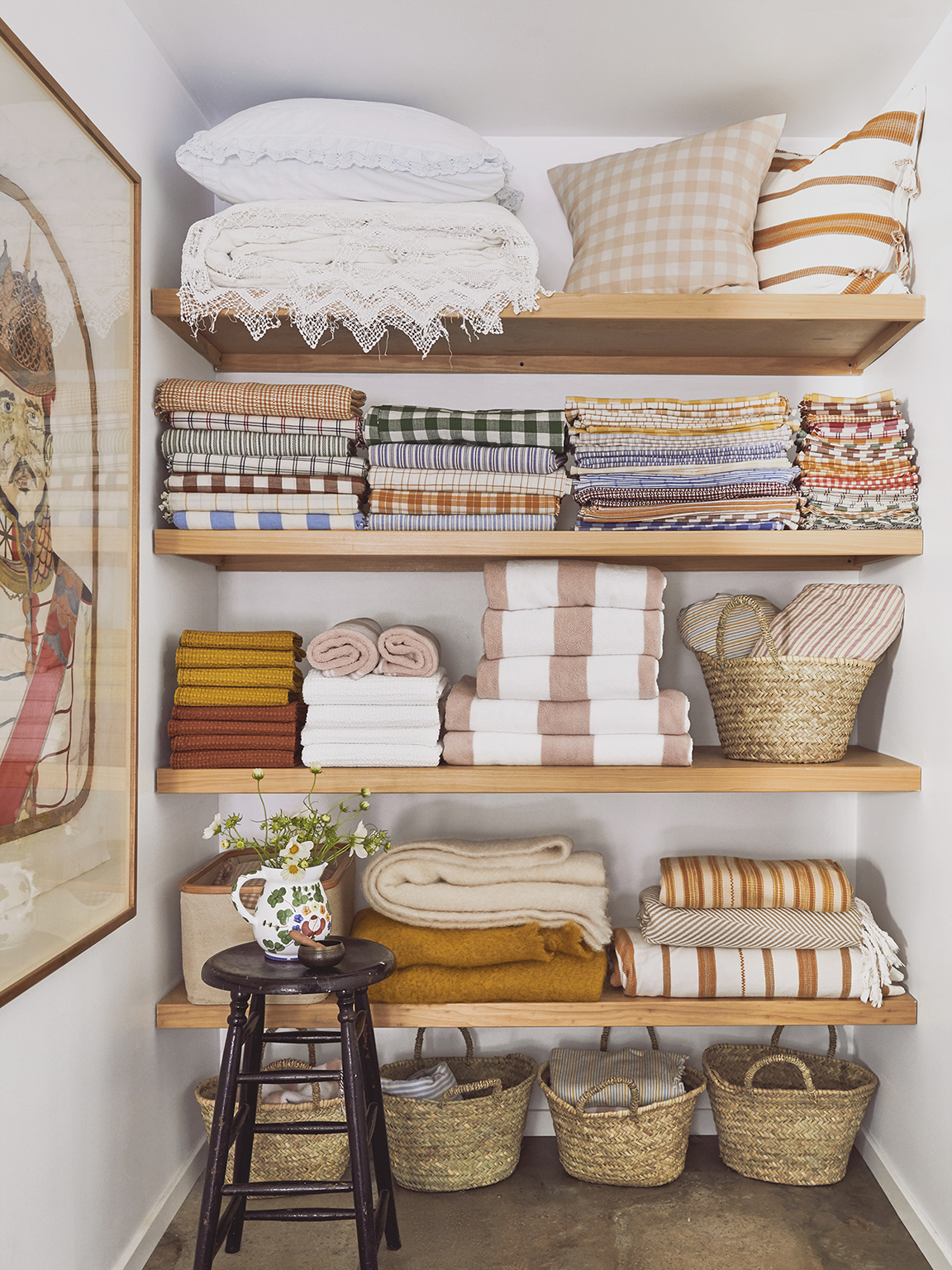 a linen closet