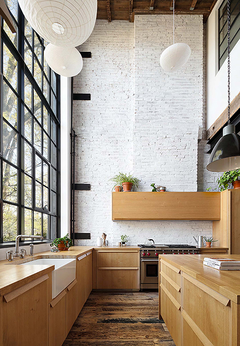 Kitchen Island Cabinets - wood open plan