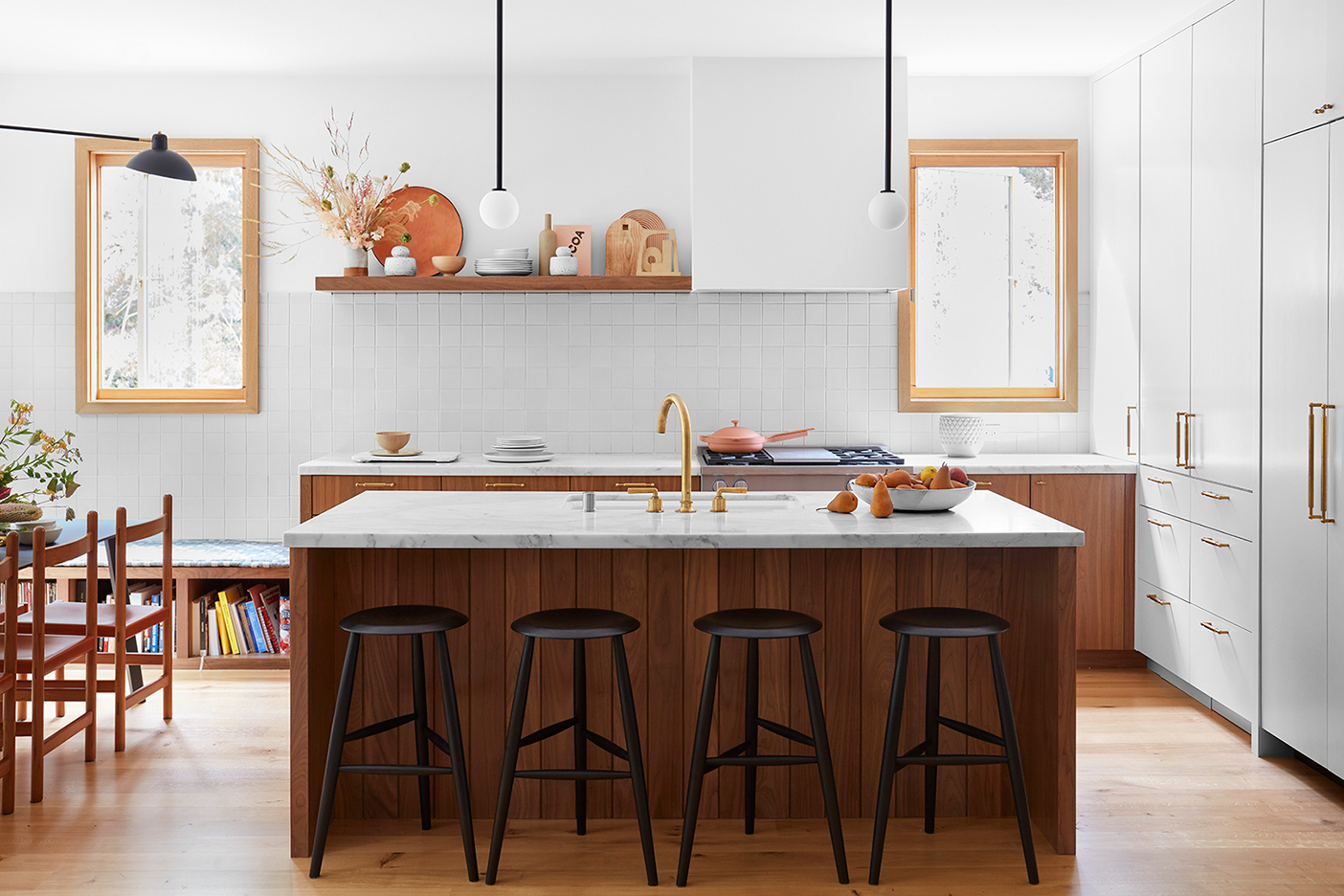 wood kitchen island