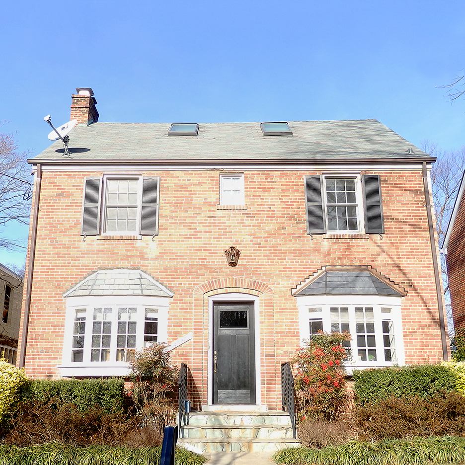 Colonial house exterior