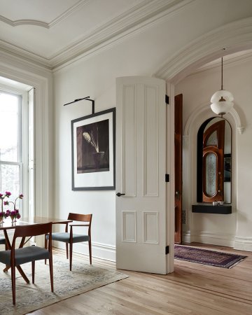 Brooklyn brownstone entryway renovation