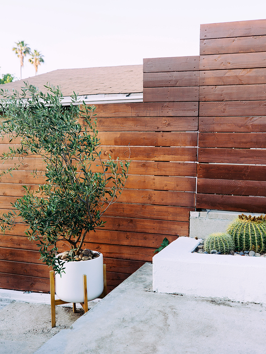 dark brown fence