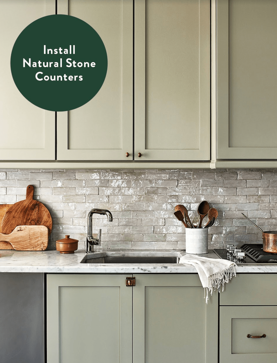 sage green cabinets