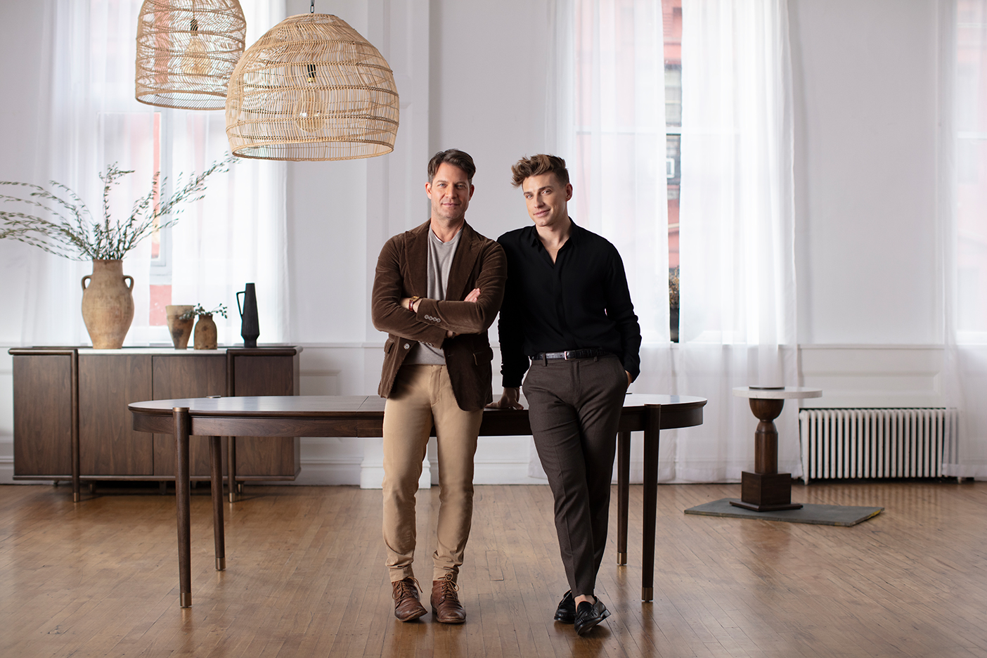 Nate Berkus and Jeremiah Brent