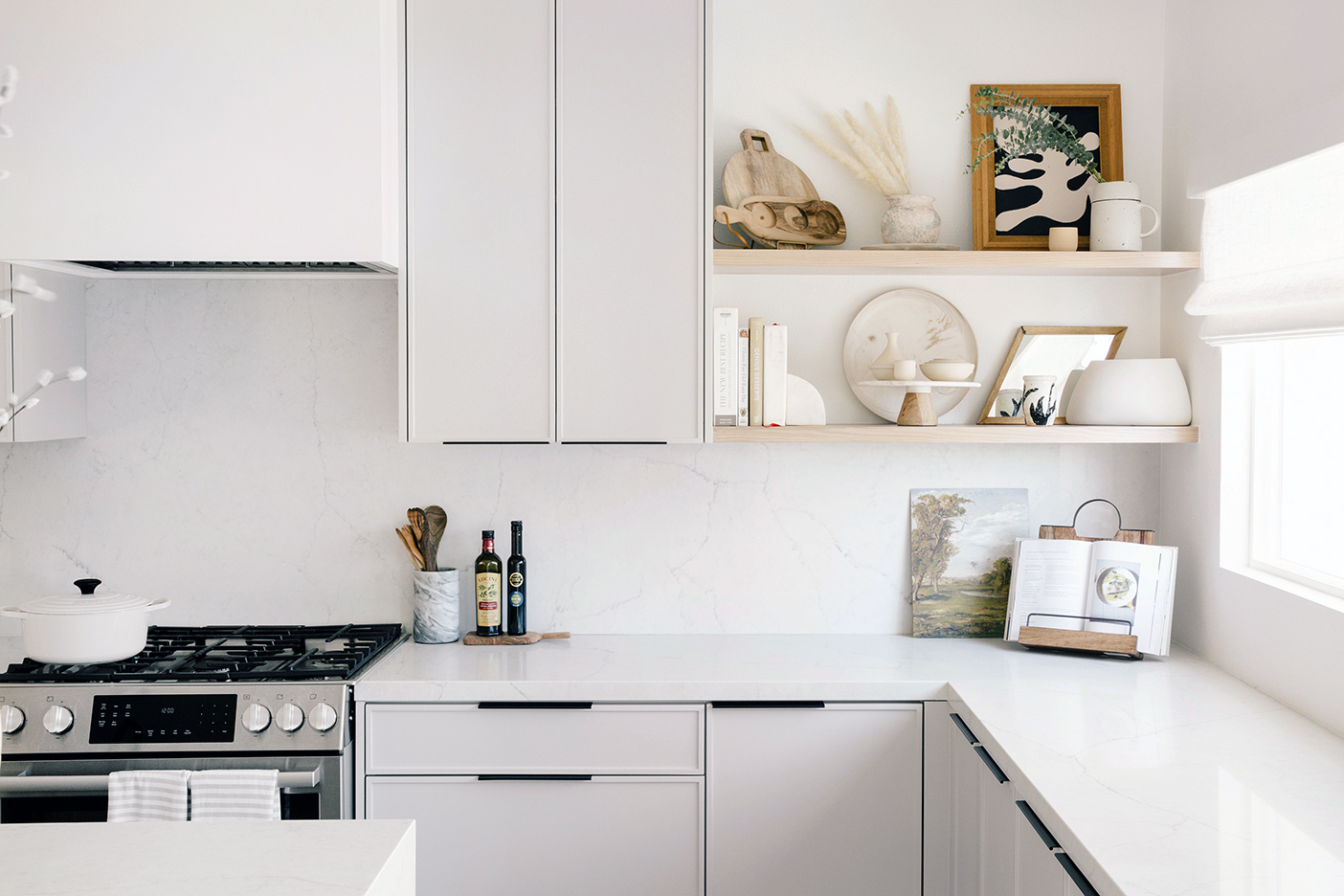 gray modern cabinets