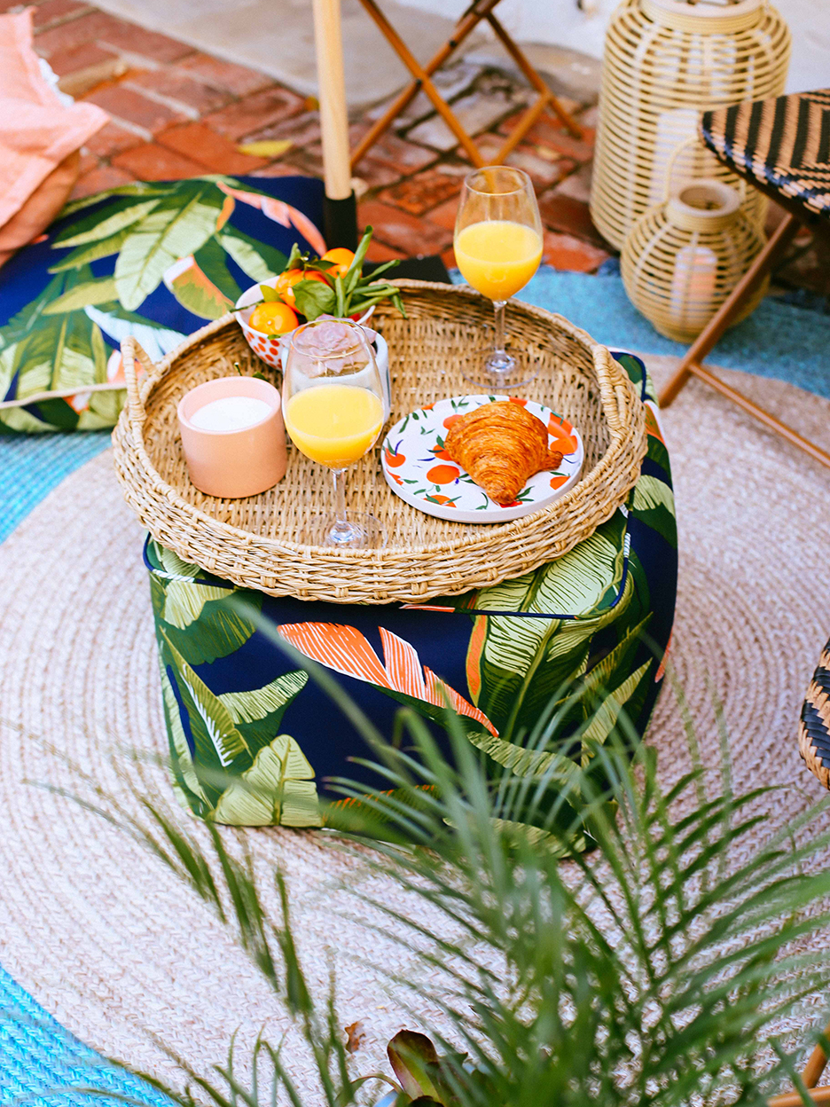 a patio spread