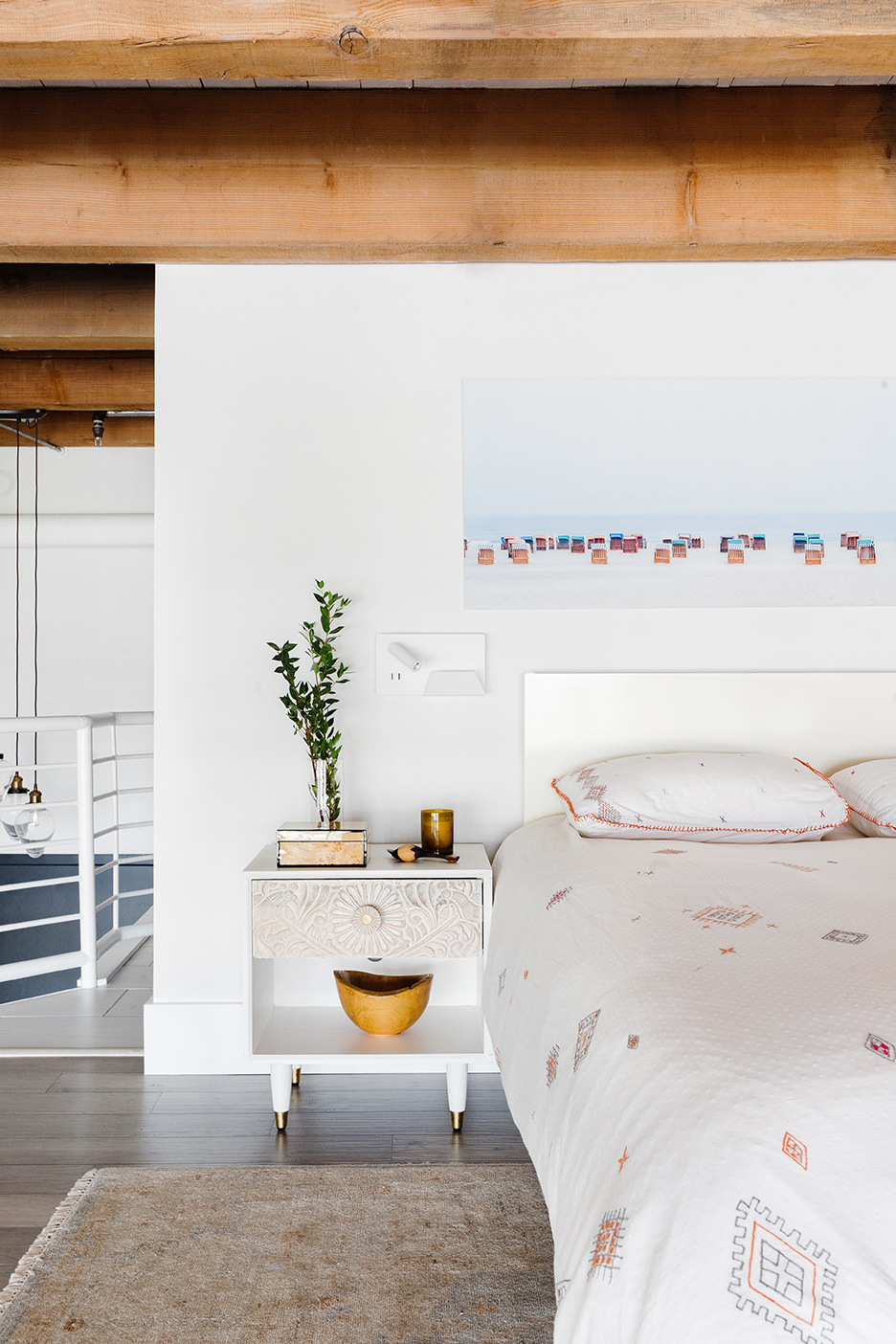 open loft bedroom