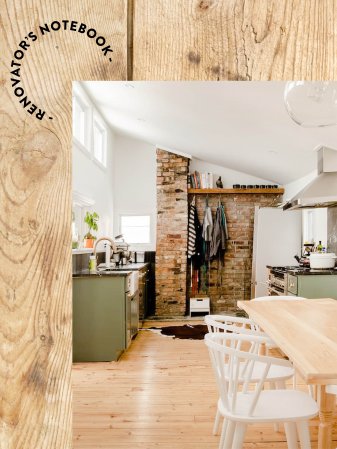 rustic farmohouse kitchen on wood backdrop