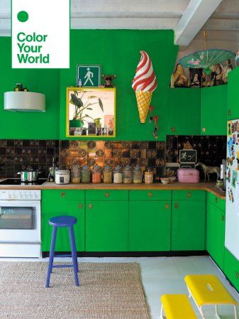 This Couple Painted Everything in Their Brussels Home—Except the Walls