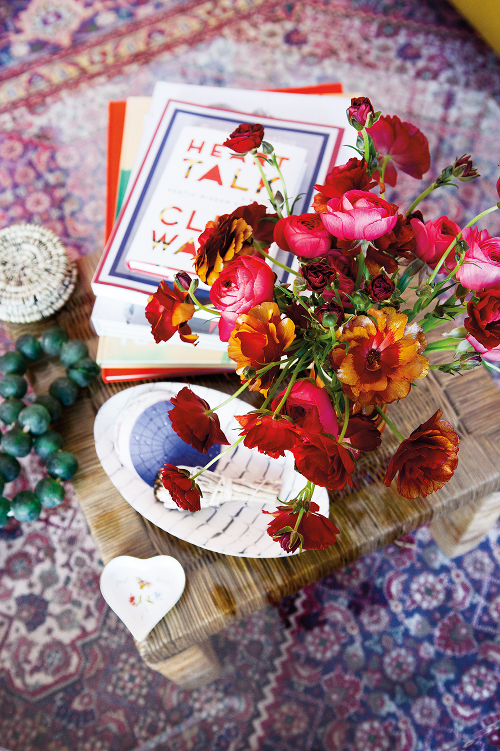 colorful plants on table