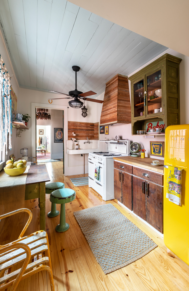 eclectic kitchen cabinets