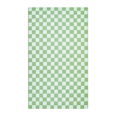  5-by-8 Kurala Green Reversible Plastic Rug