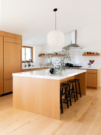 modern wood kitchen