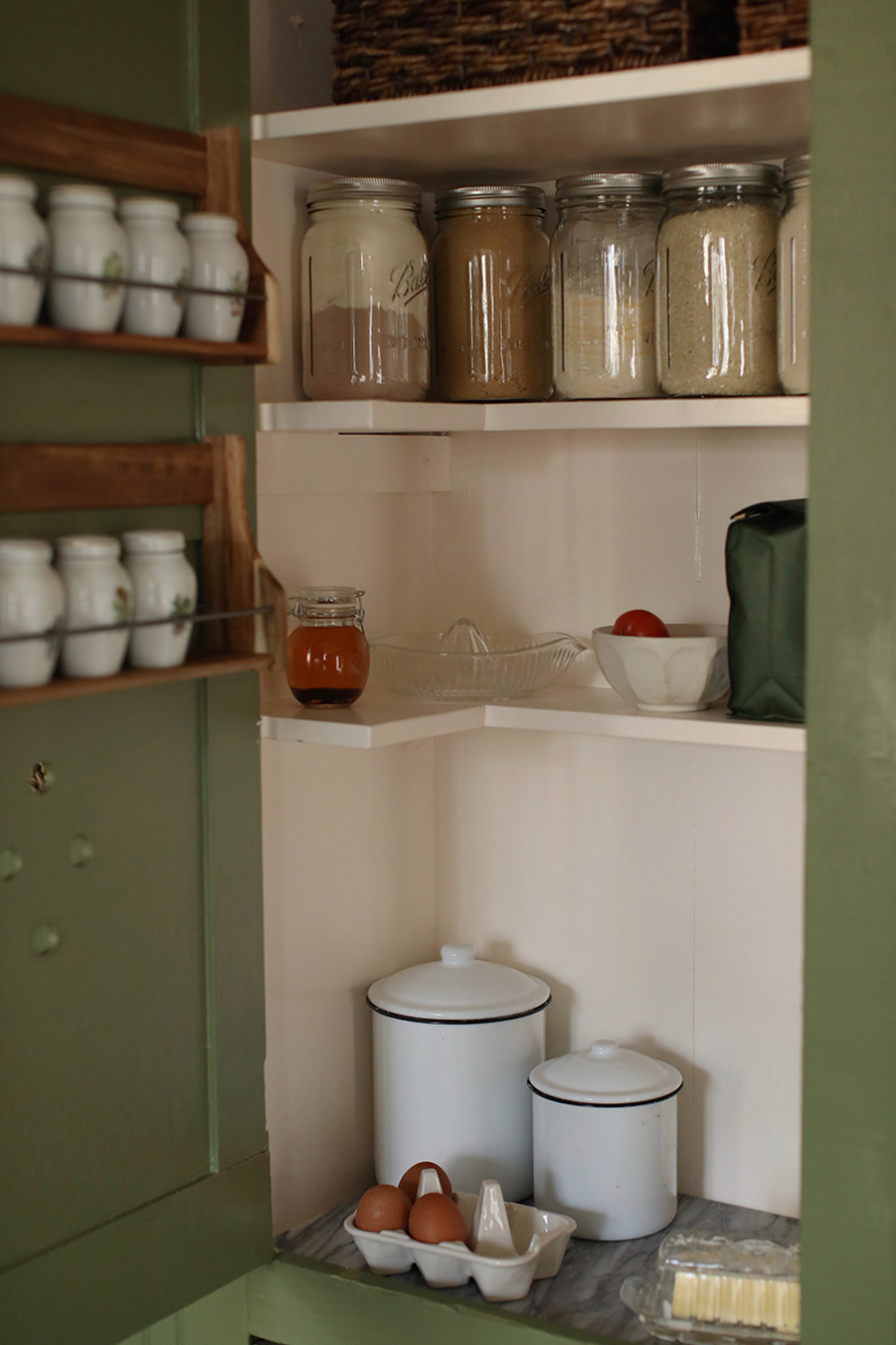 interior of larder closet