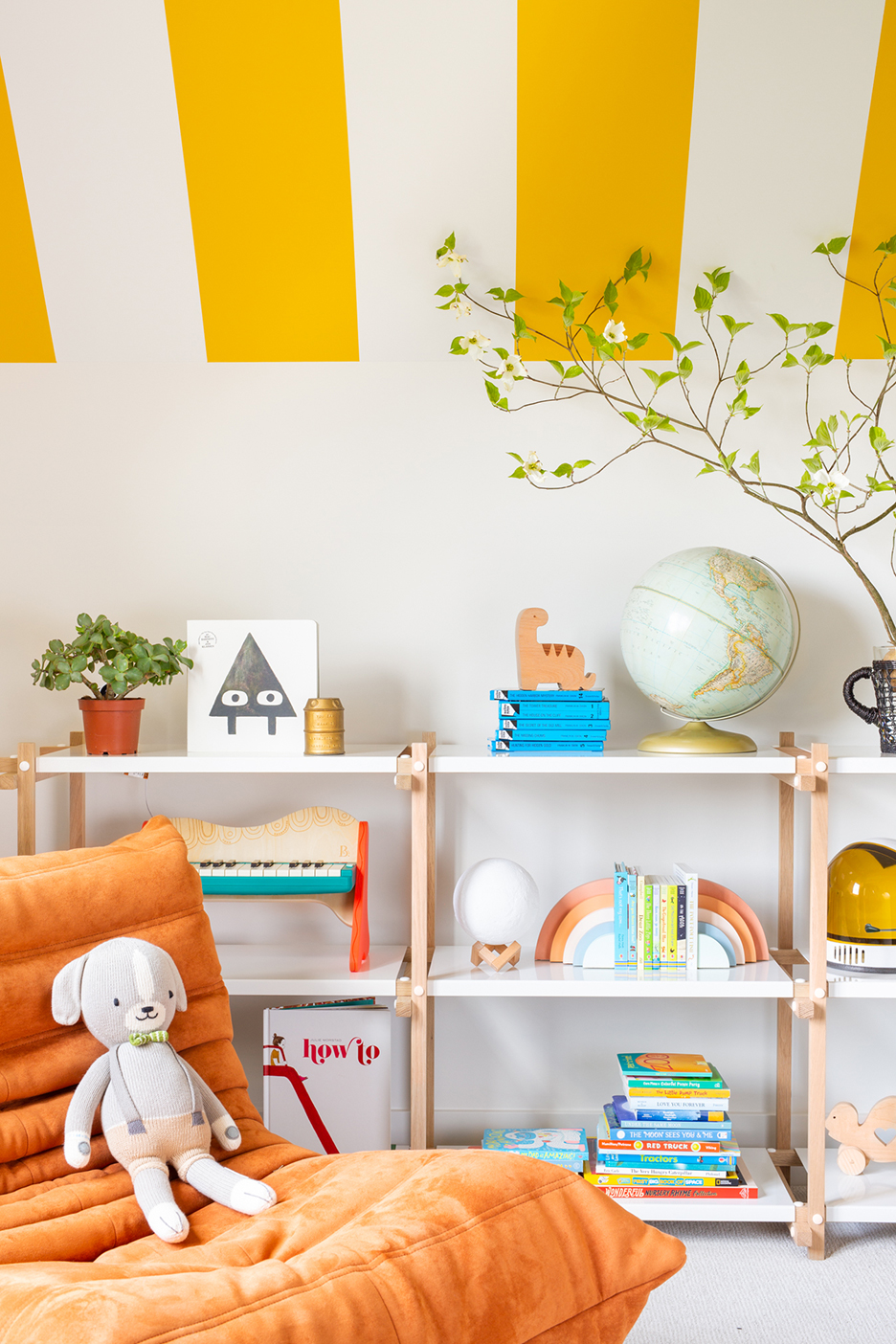 playroom shelving