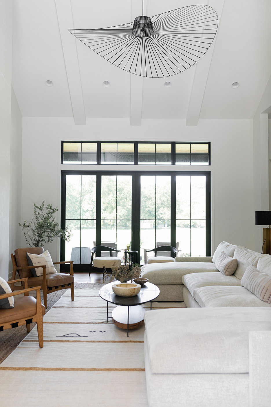 white living room