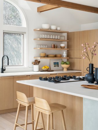 counter stools at island