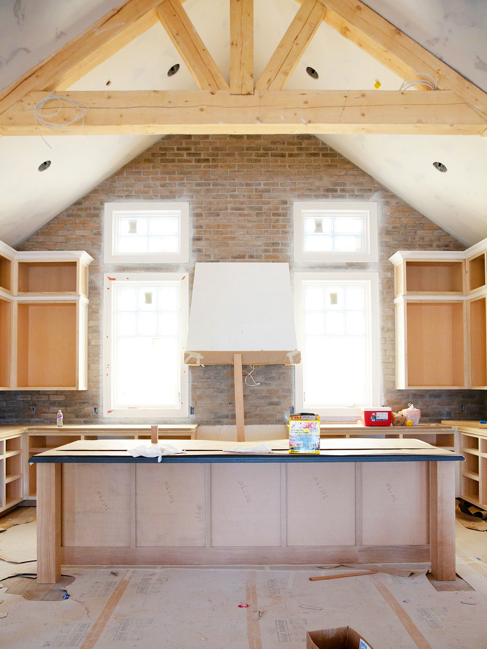 unfinished kitchen