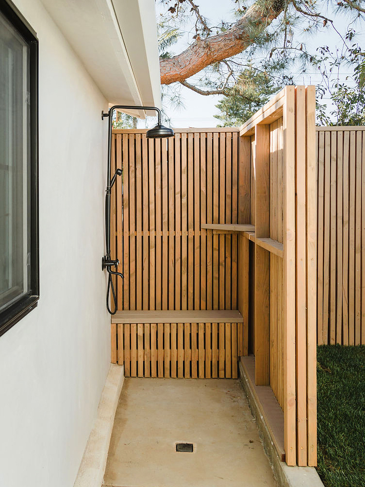 outdoor shower