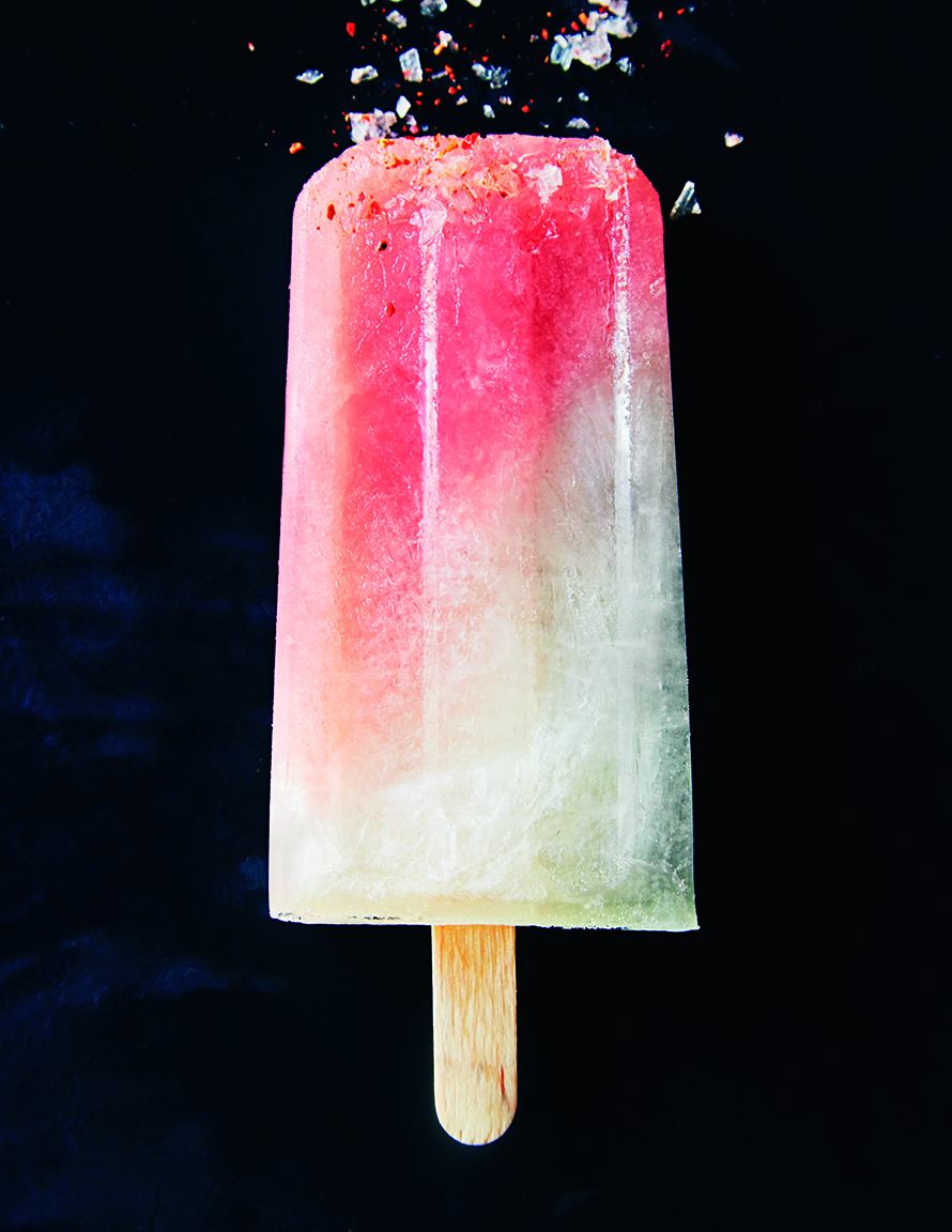 red and white popsicle