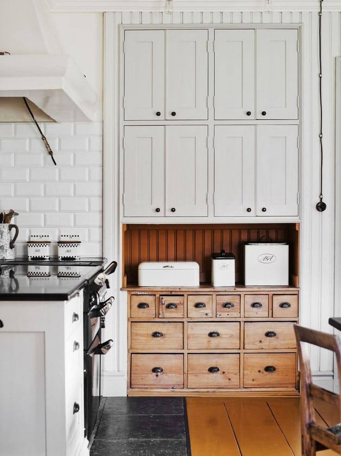 farmhouse wood cabinets