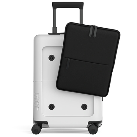  White July Pocket Suitcase