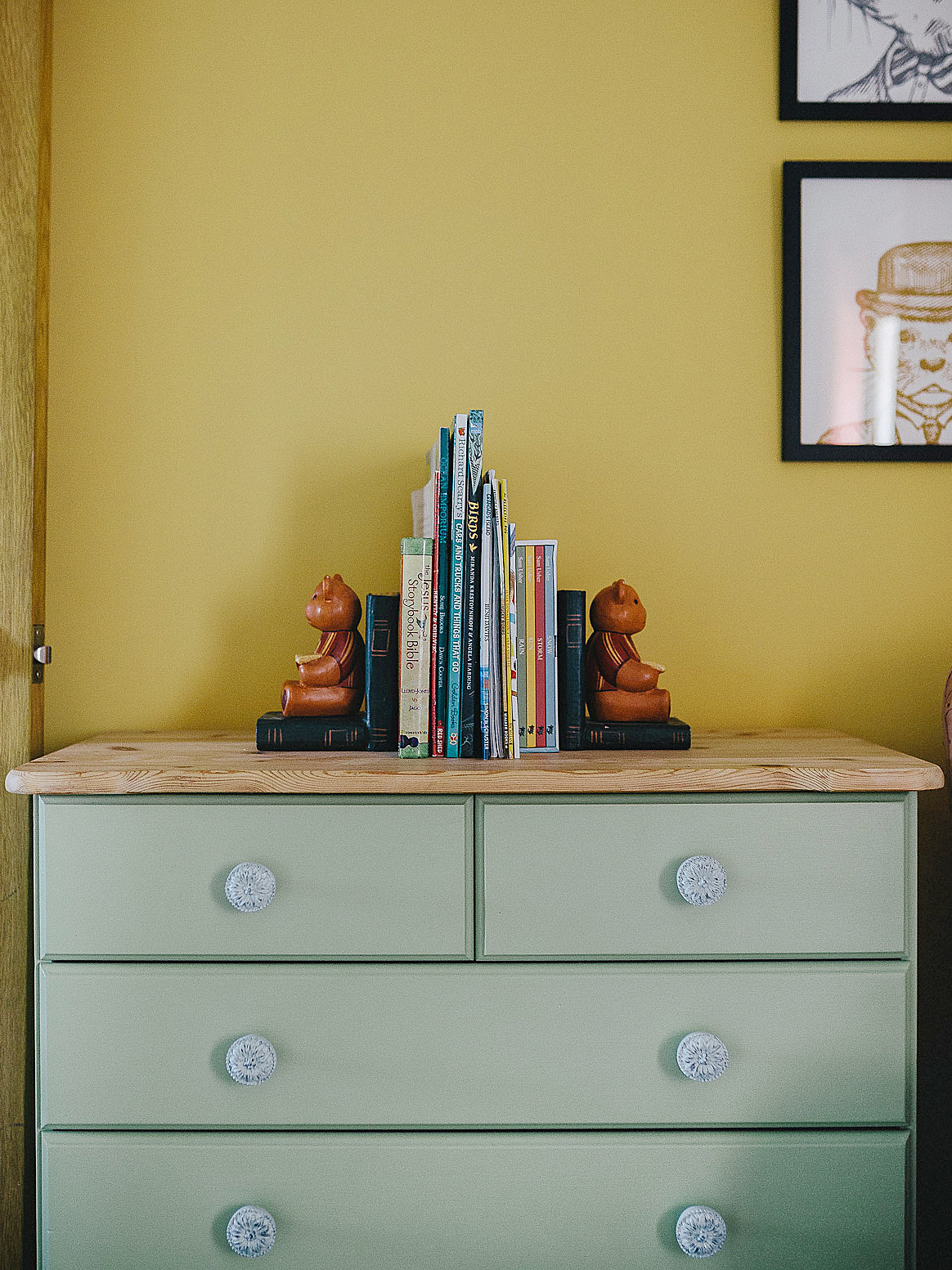 green dresser