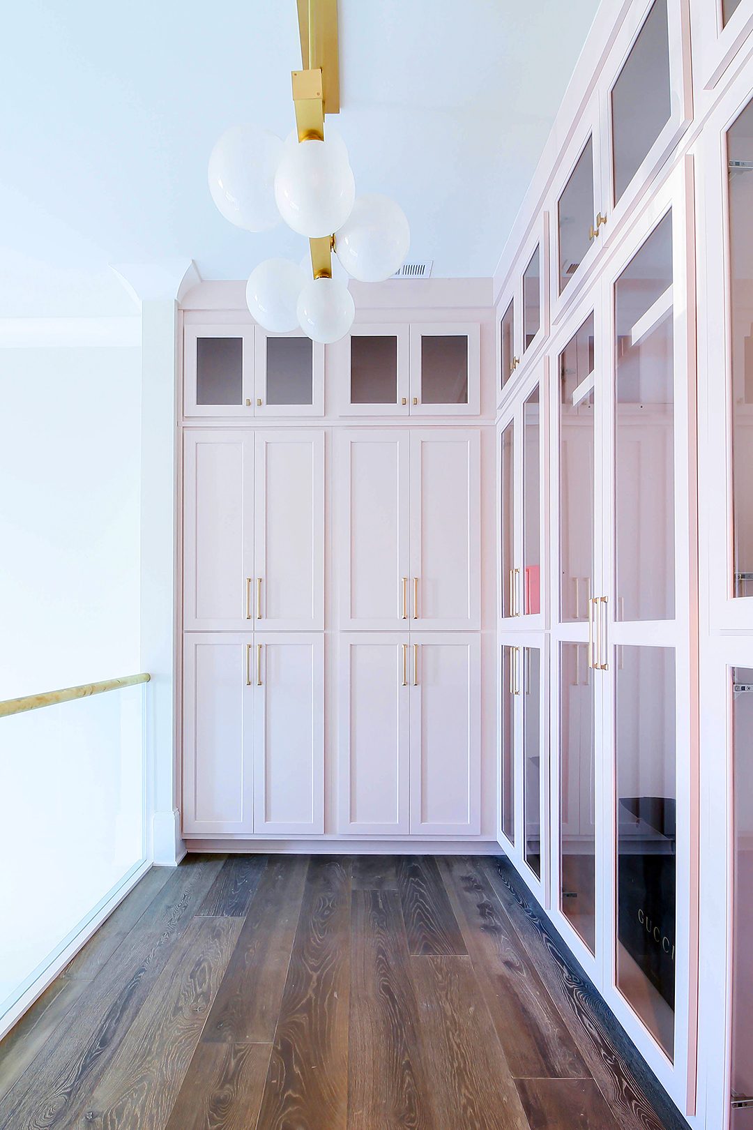 bubble gum pink closet doors