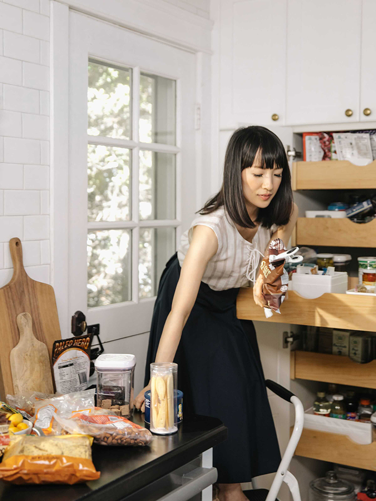 marie kondo in pantry