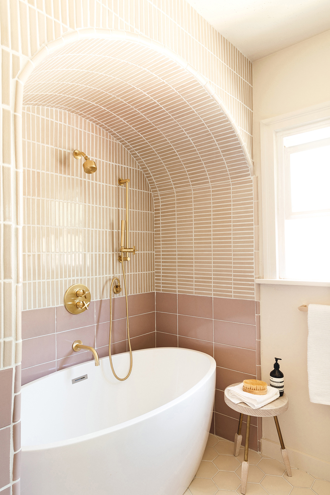 arch over shower